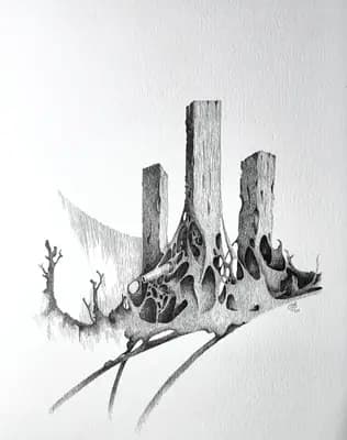 Decaying Pillars